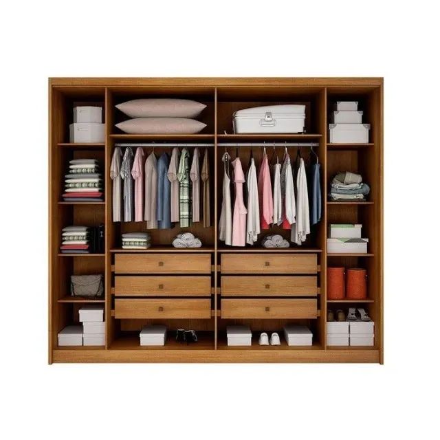 Guarda Roupa Santoro Novo Horizonte Branco - Entrega Rápida!  - Foto 2