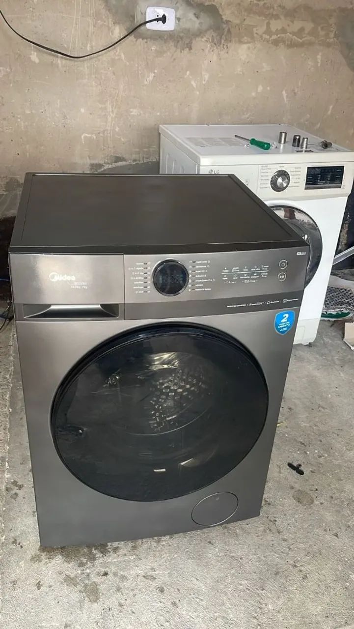 Lava e seca Midea 10.5/ 7 kg smart