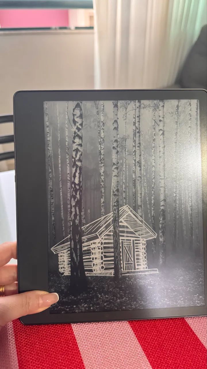 Kindle Scribe 16GB 1ª Geração com Caneta e Capa - Foto 2
