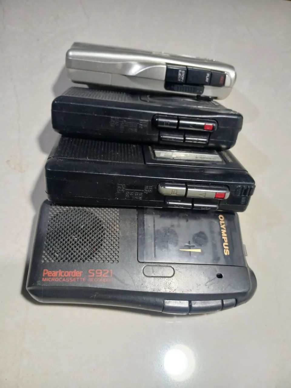  kit com 4 gravadores de voz vintagem - Foto 4