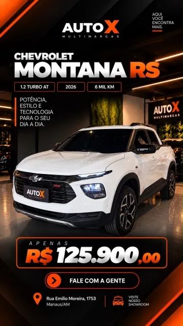 Chevrolet Montana RS 1.2 Turbo Flex 12V Aut. 2026