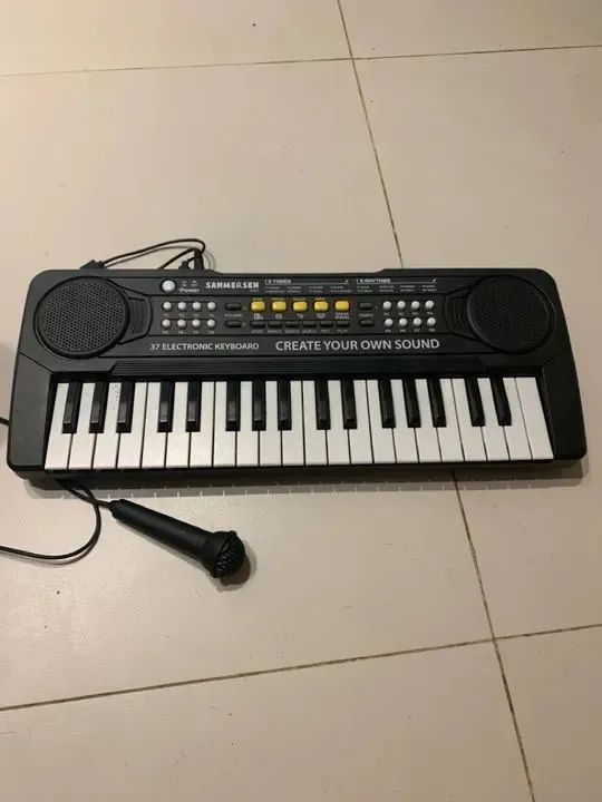 Teclado infantil 32 teclas com microfone 
