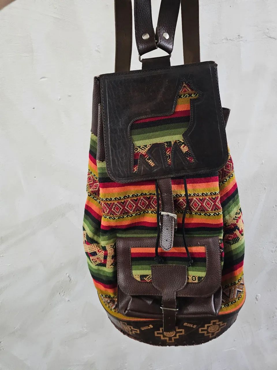 Mochila artesanal chileno Boho