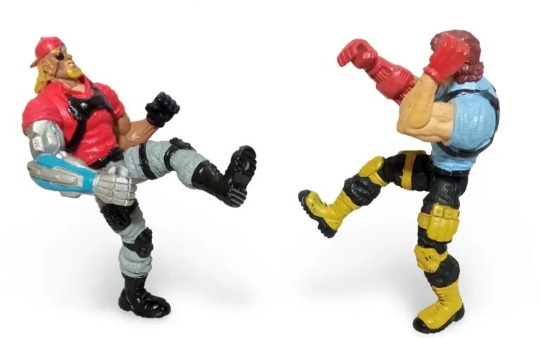 Bonecos Vintage de ação Bionic Commando Cyborg Robot  +- 11,0 cm Colecionável. - Foto 2