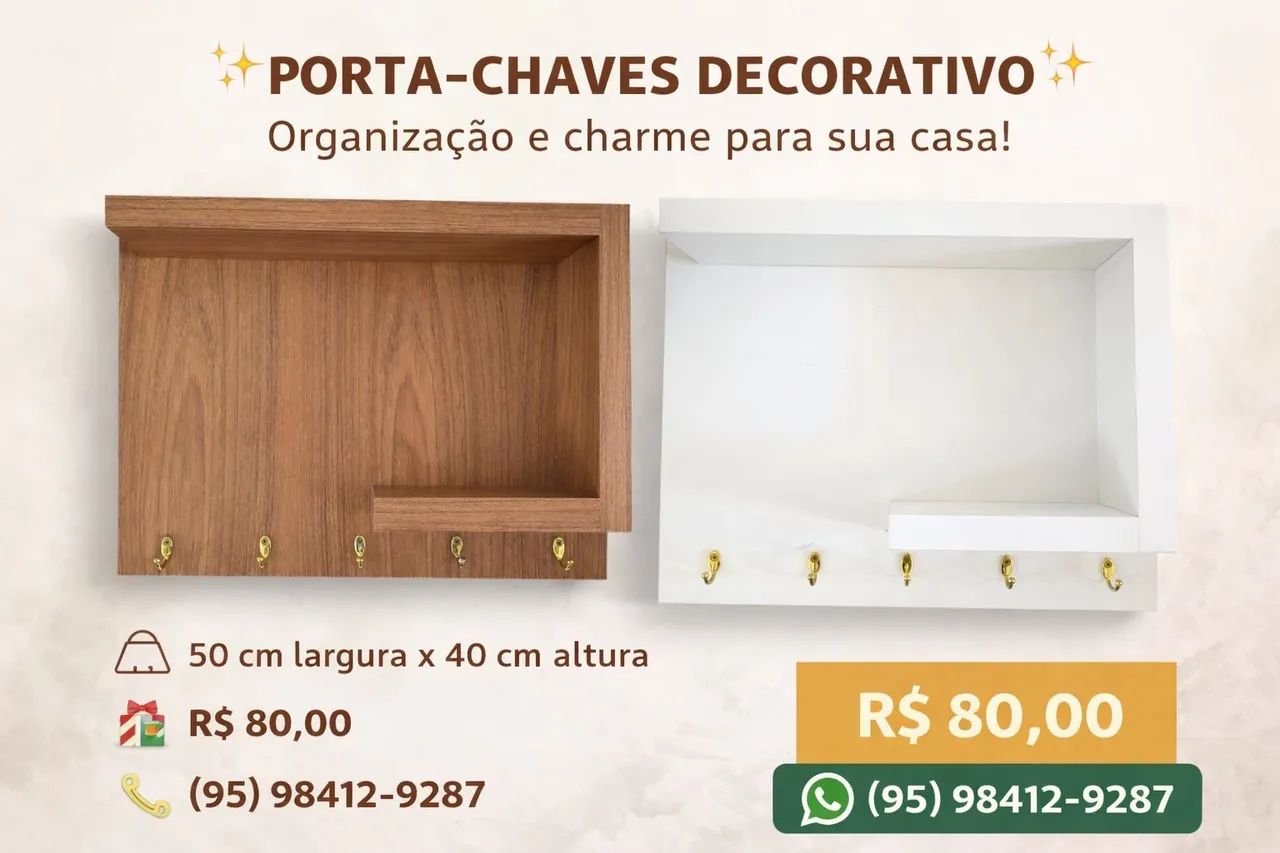 Porta- chaves decorativo 65153862179201120