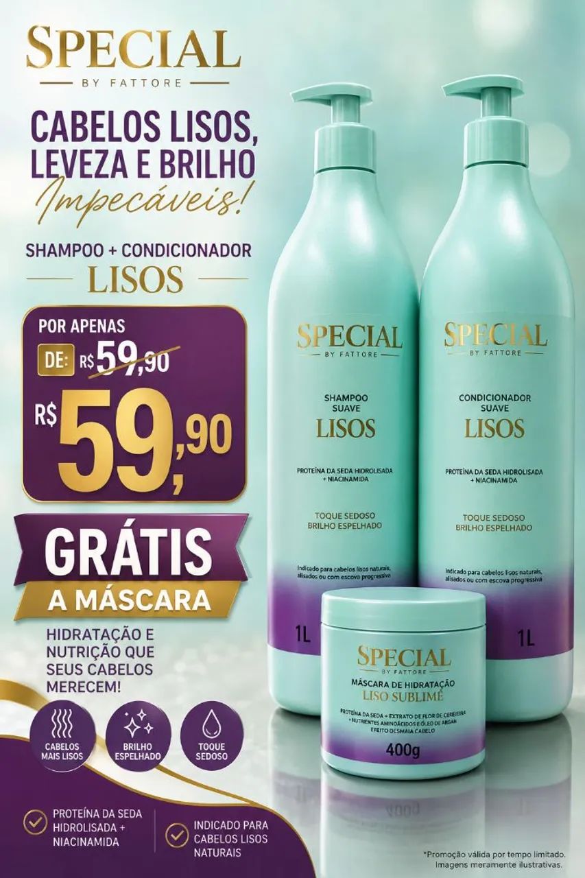 Kit em oferta poucas unidades 