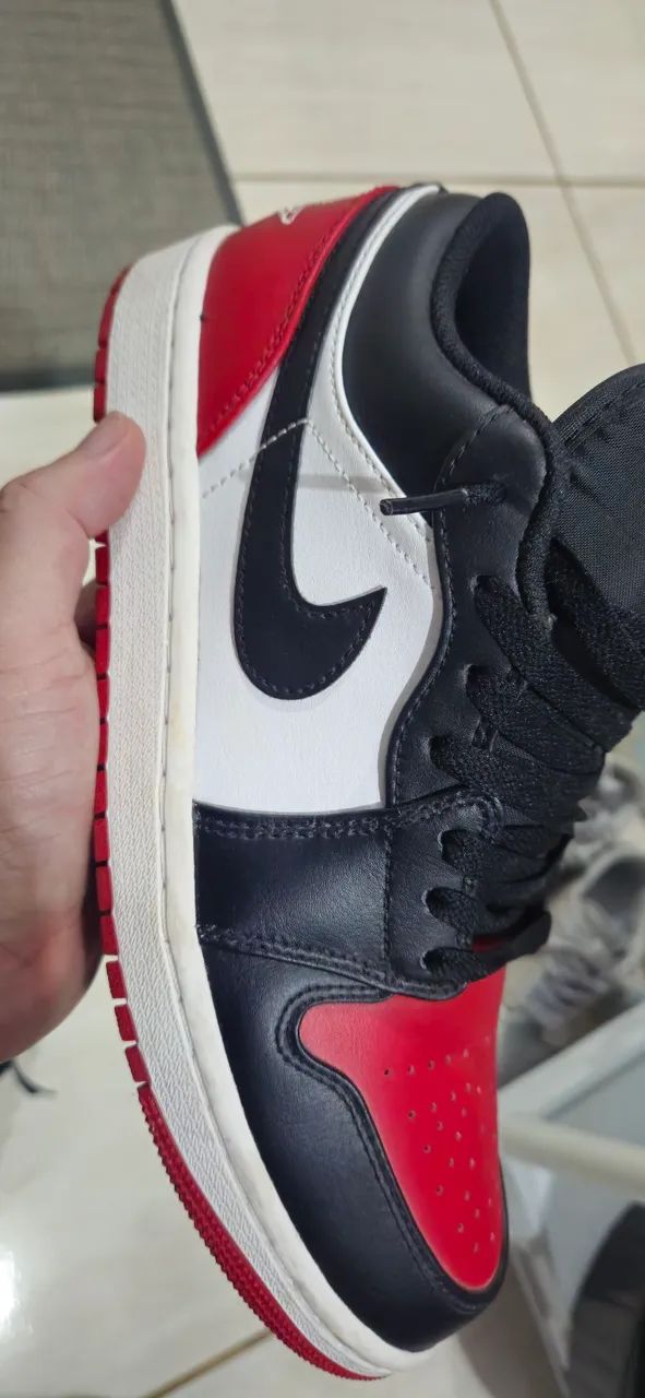 Tenis air jordan low bred toe - Foto 4