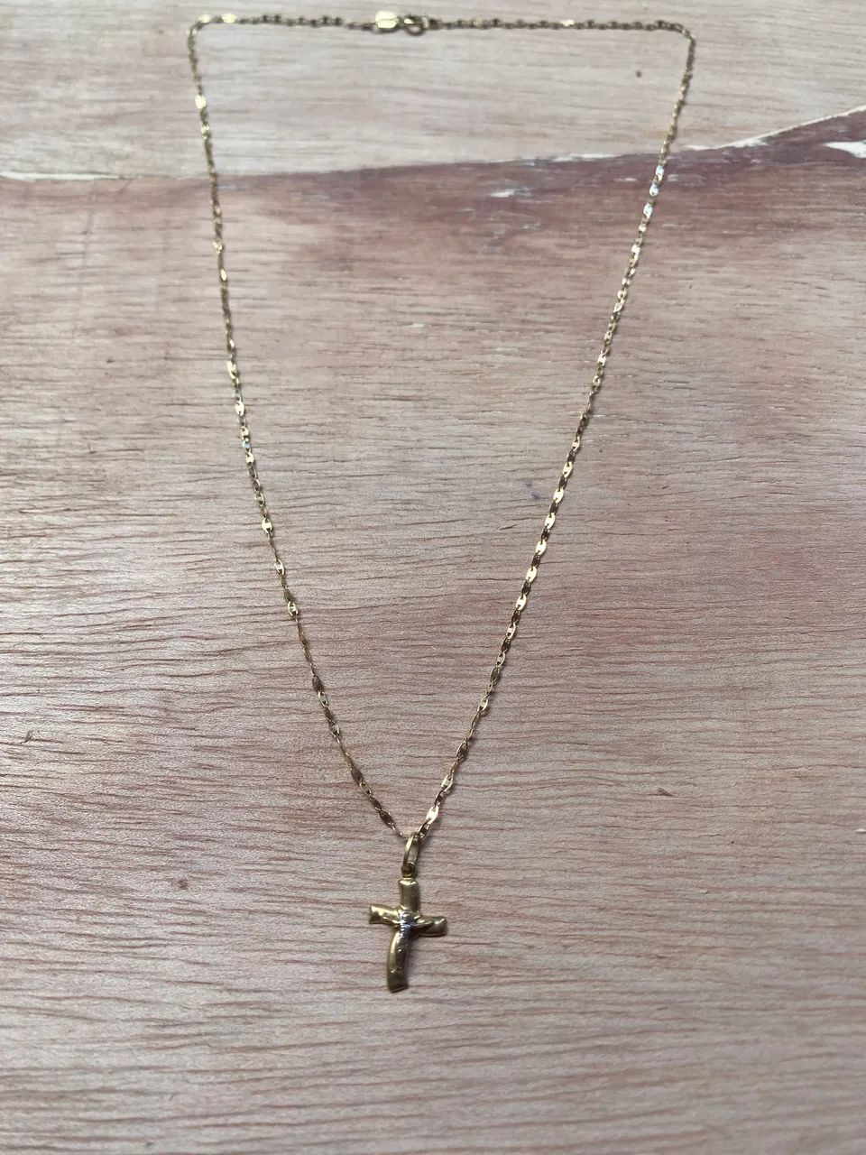Cordão de ouro feminino 18k com 46 cm - Foto 3