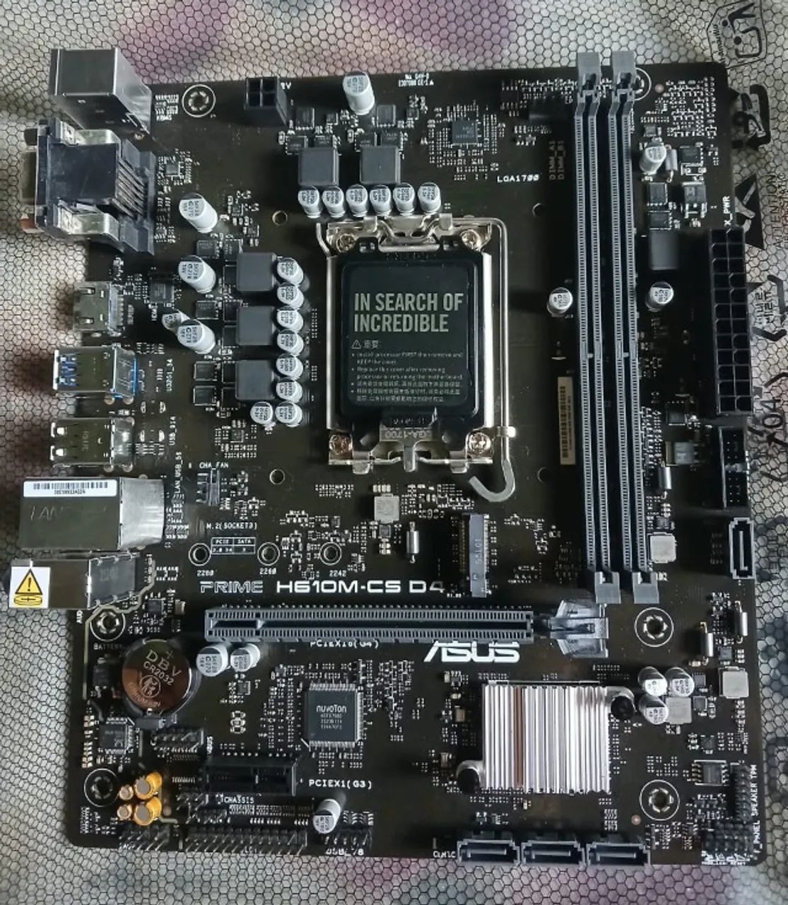 PLACA-MÃE ASUS PRIME H610M-CS D4 DDR4 - Foto 4