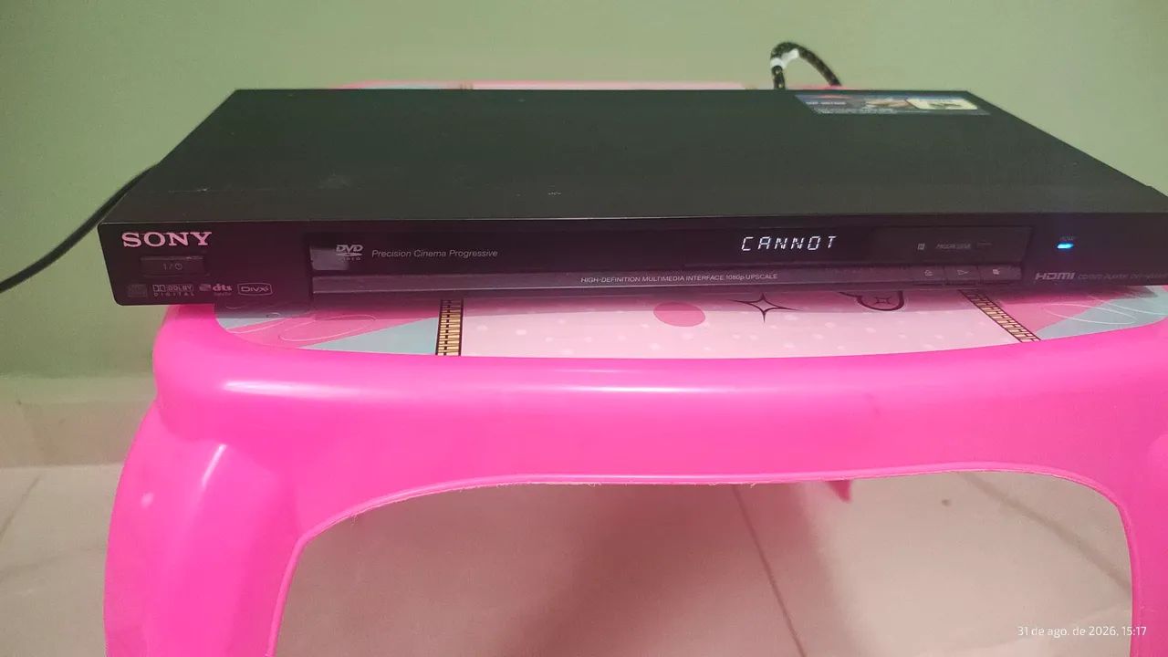 Reprodutor de DVD original sony