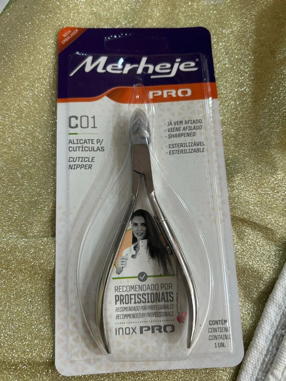 Alicate para cutículas Merheje - Foto 2