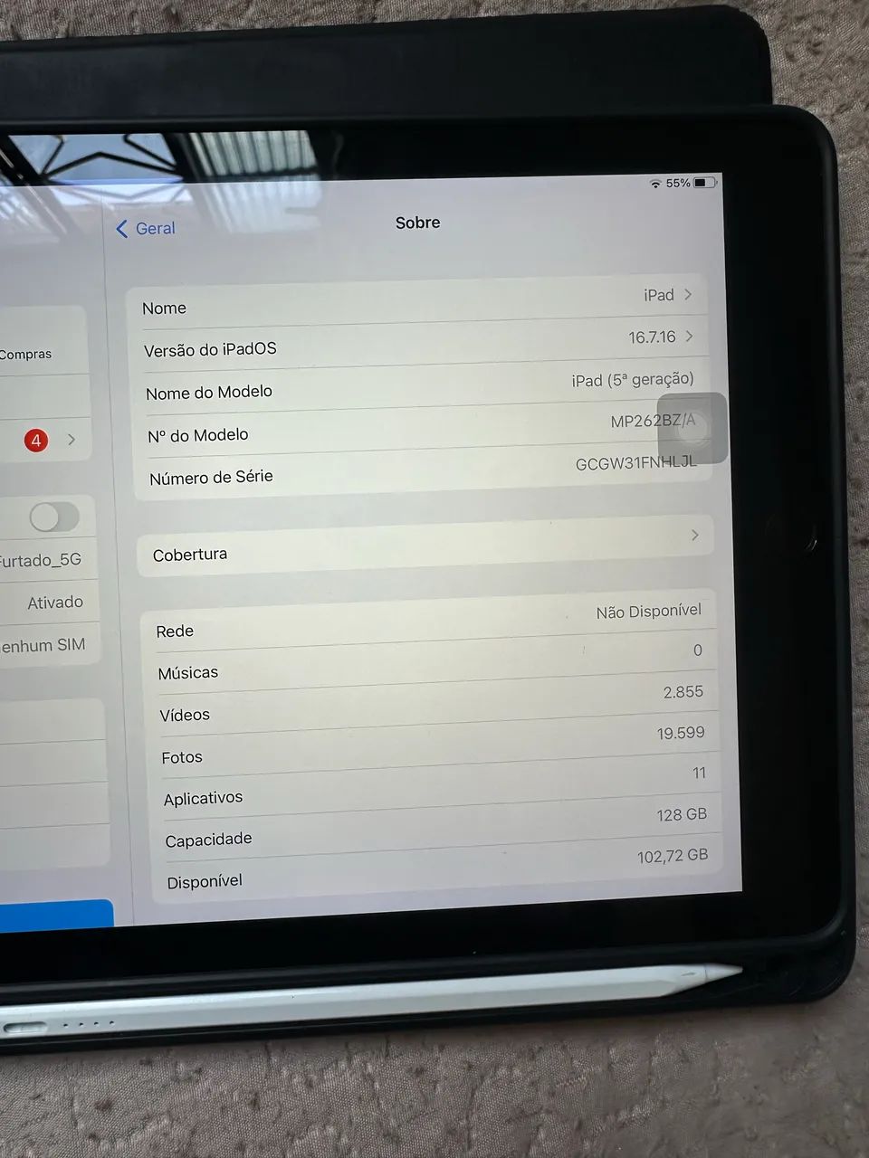 Ipad 5ª Geração- 128GB - Foto 2