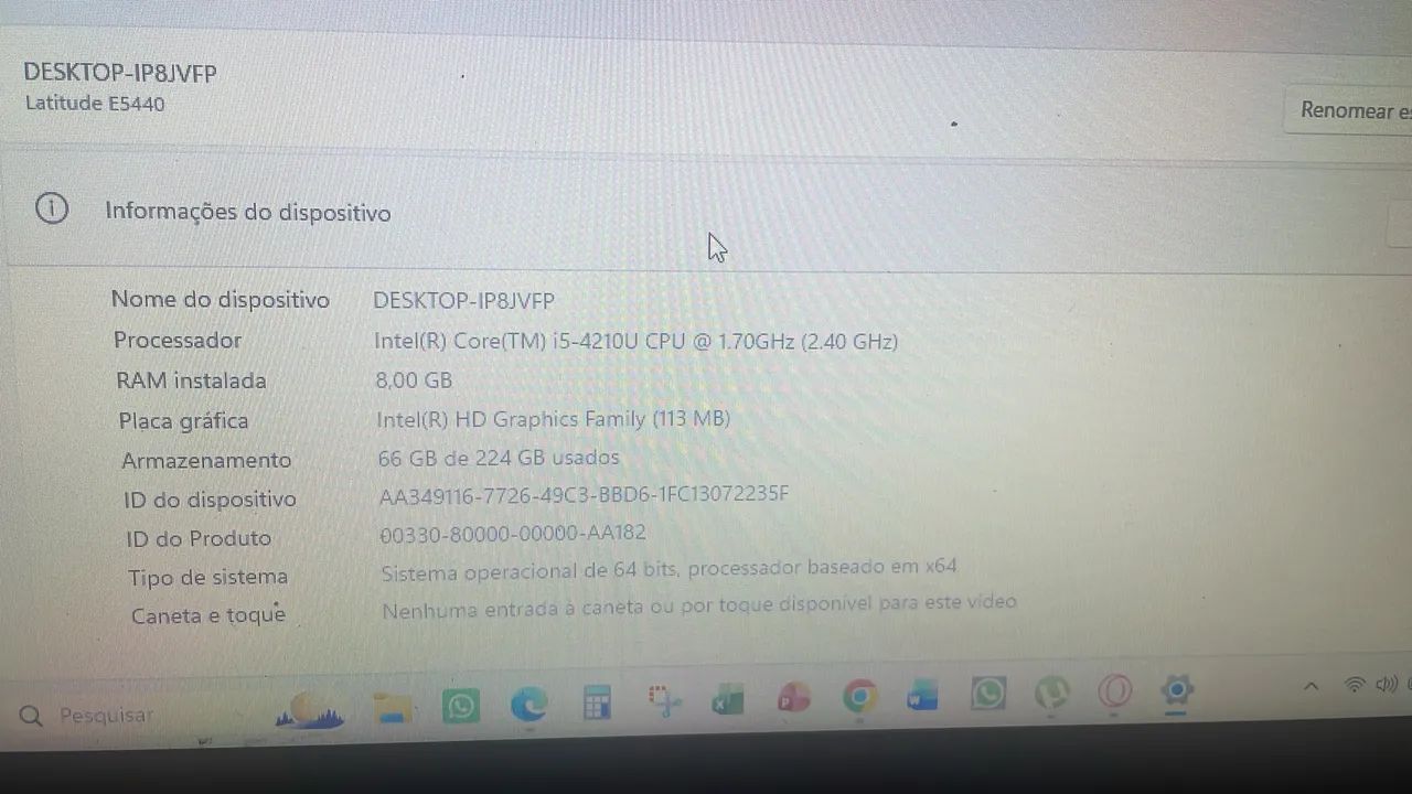 Notebook Latitude e5440 em otimo estado