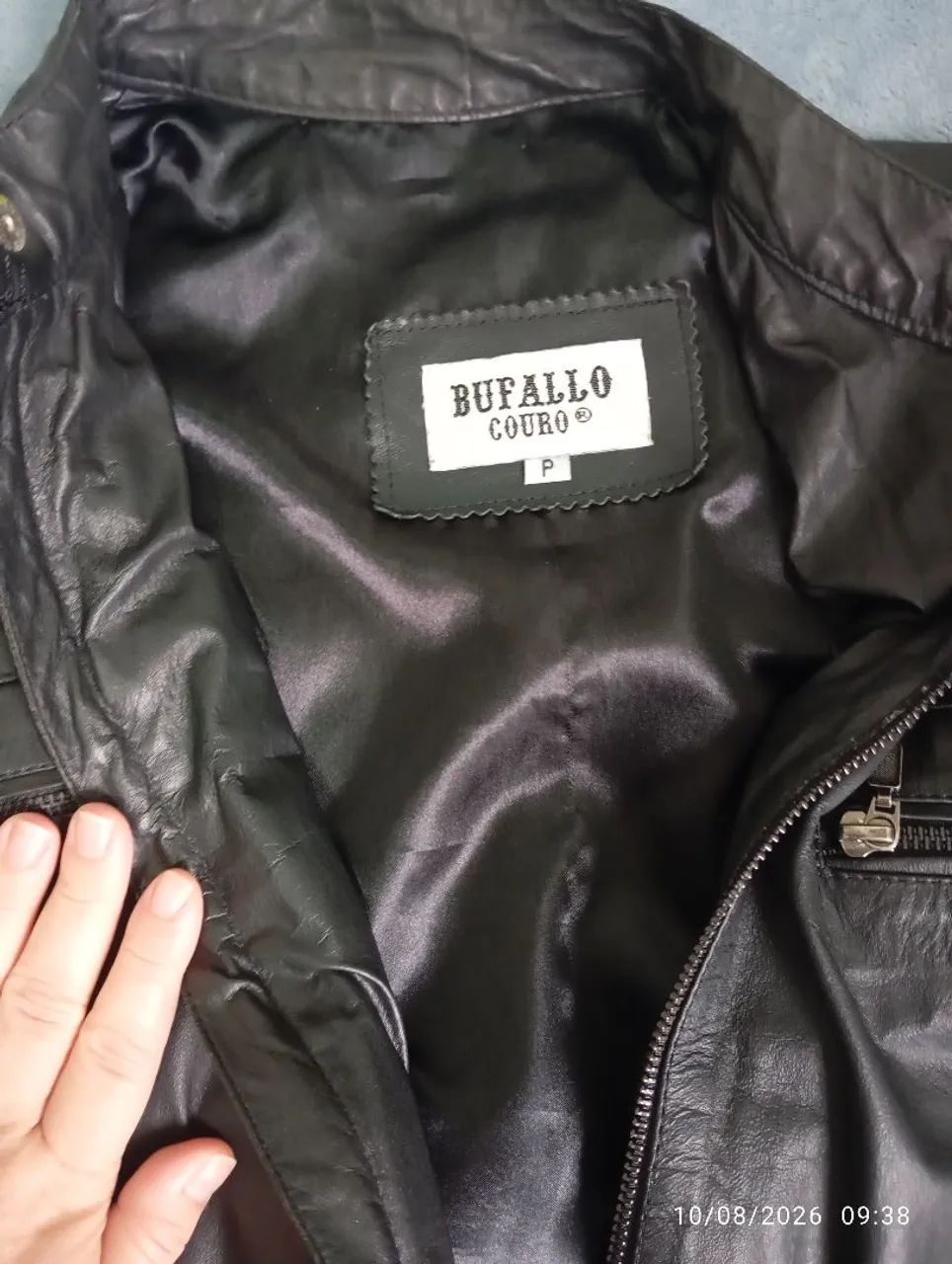 Jaqueta Couro Masculina Búfalo Couro 