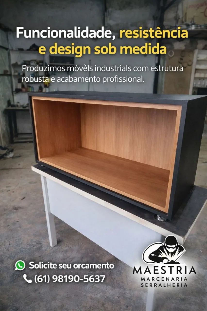 Projetamos e fabricamos móveis comerciais em MDF, estrutura metálica, para seu negócio  - Foto 2