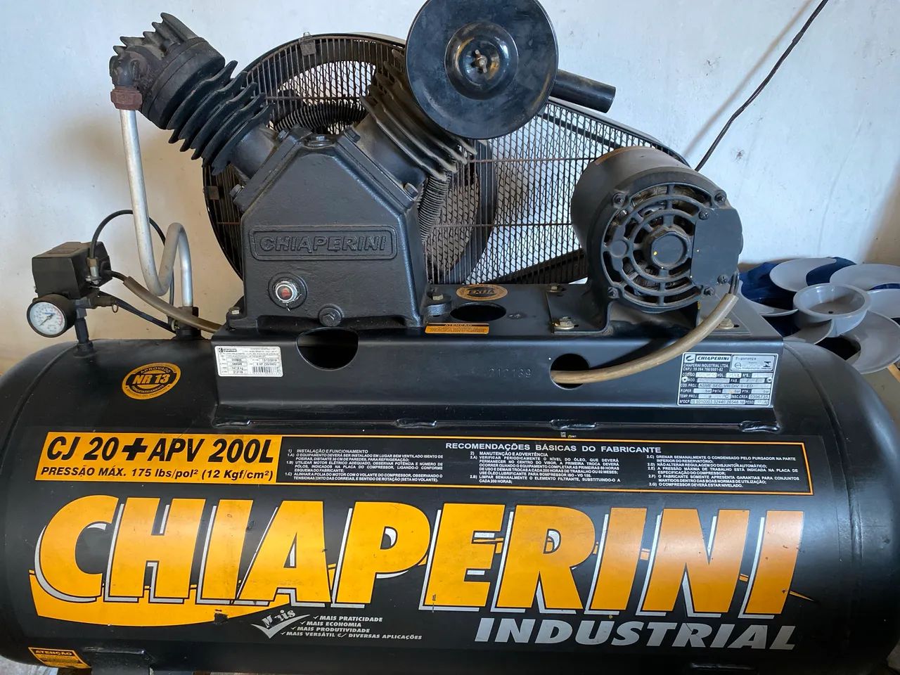 Compressor de ar industrial 