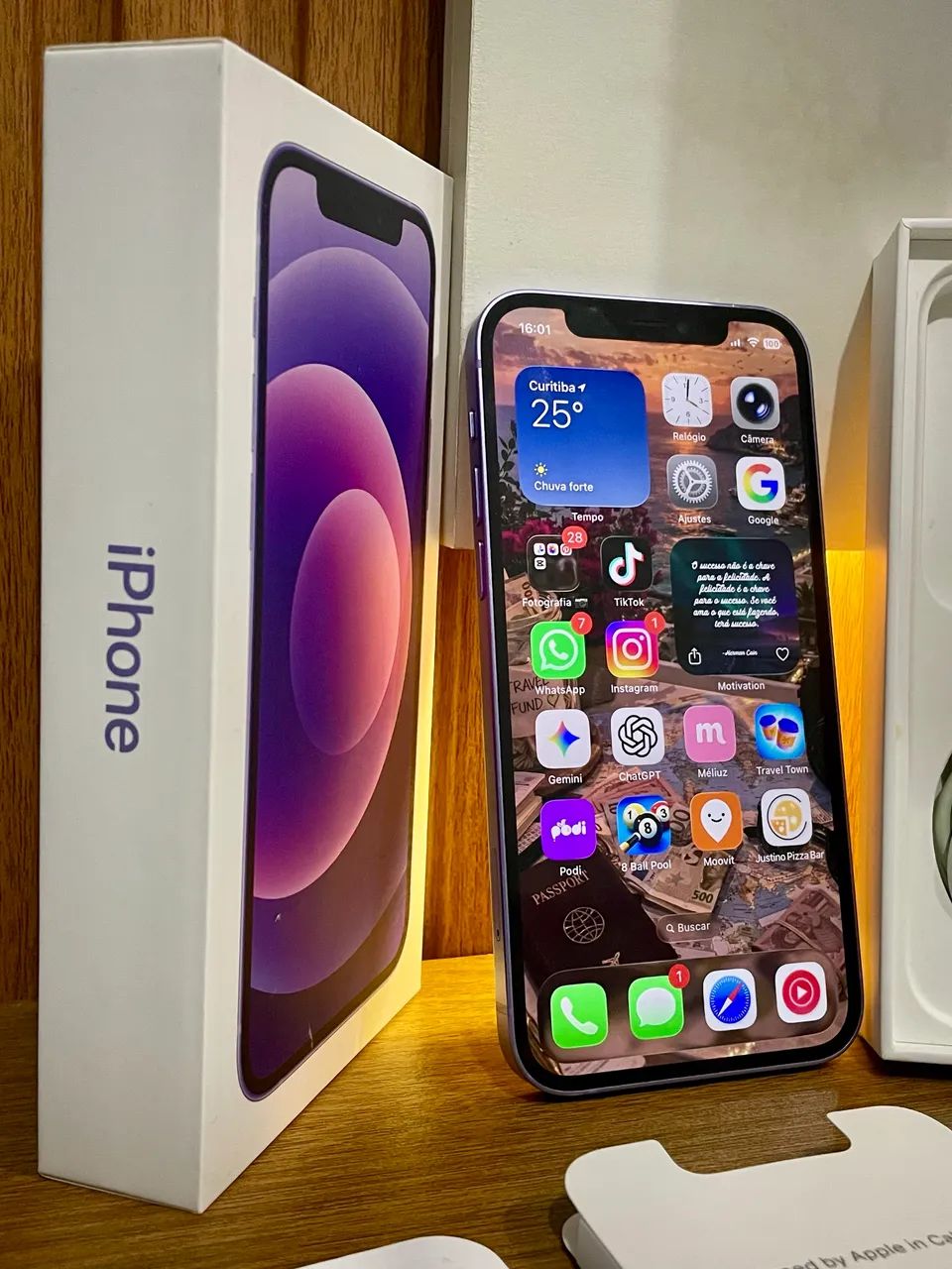 iPhone12　128GB　パープル Apple iPhone 12 (128 GB) - Roxo | Frete grátis