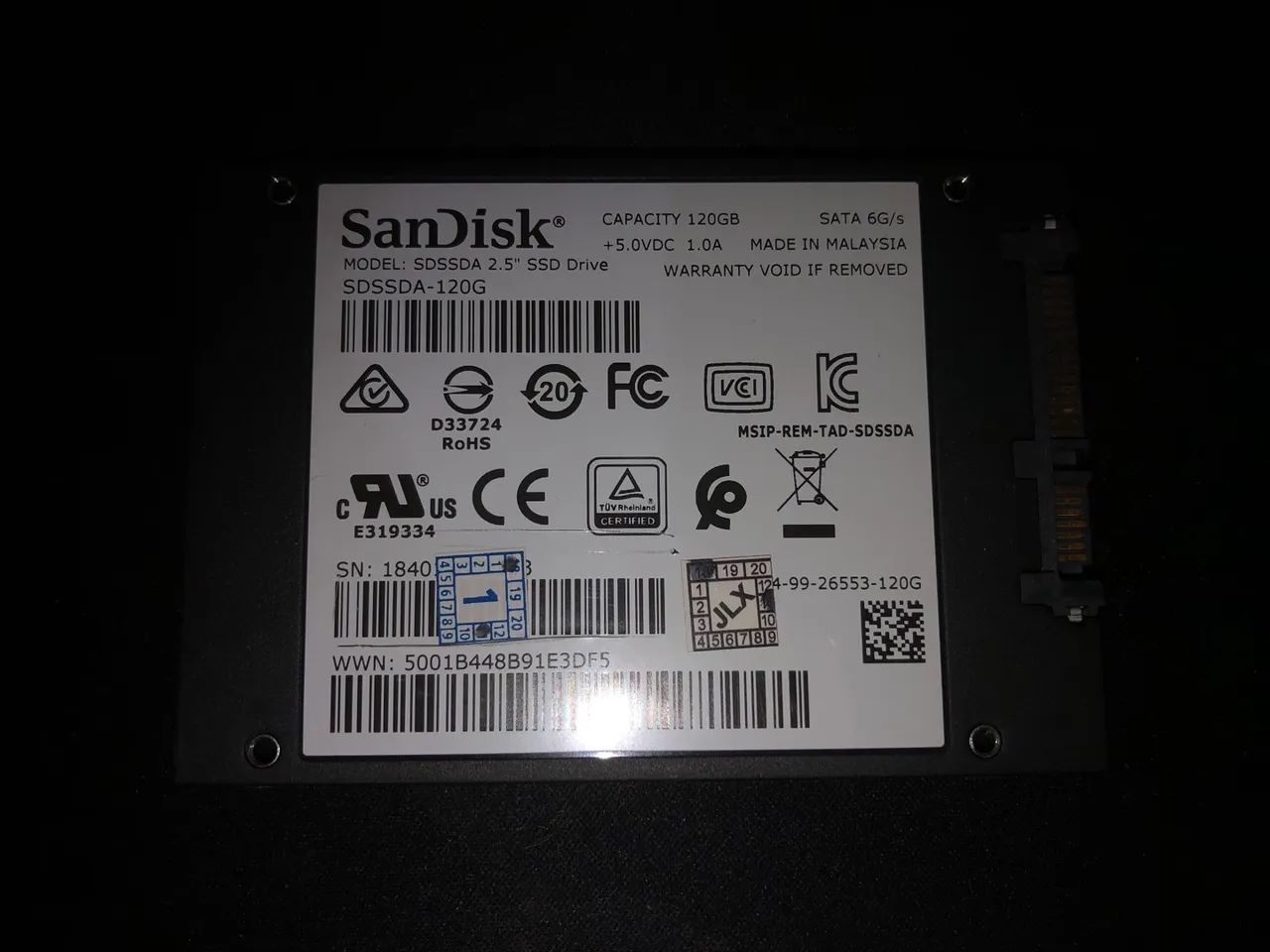SSD 120gb Sandisk - Foto 2