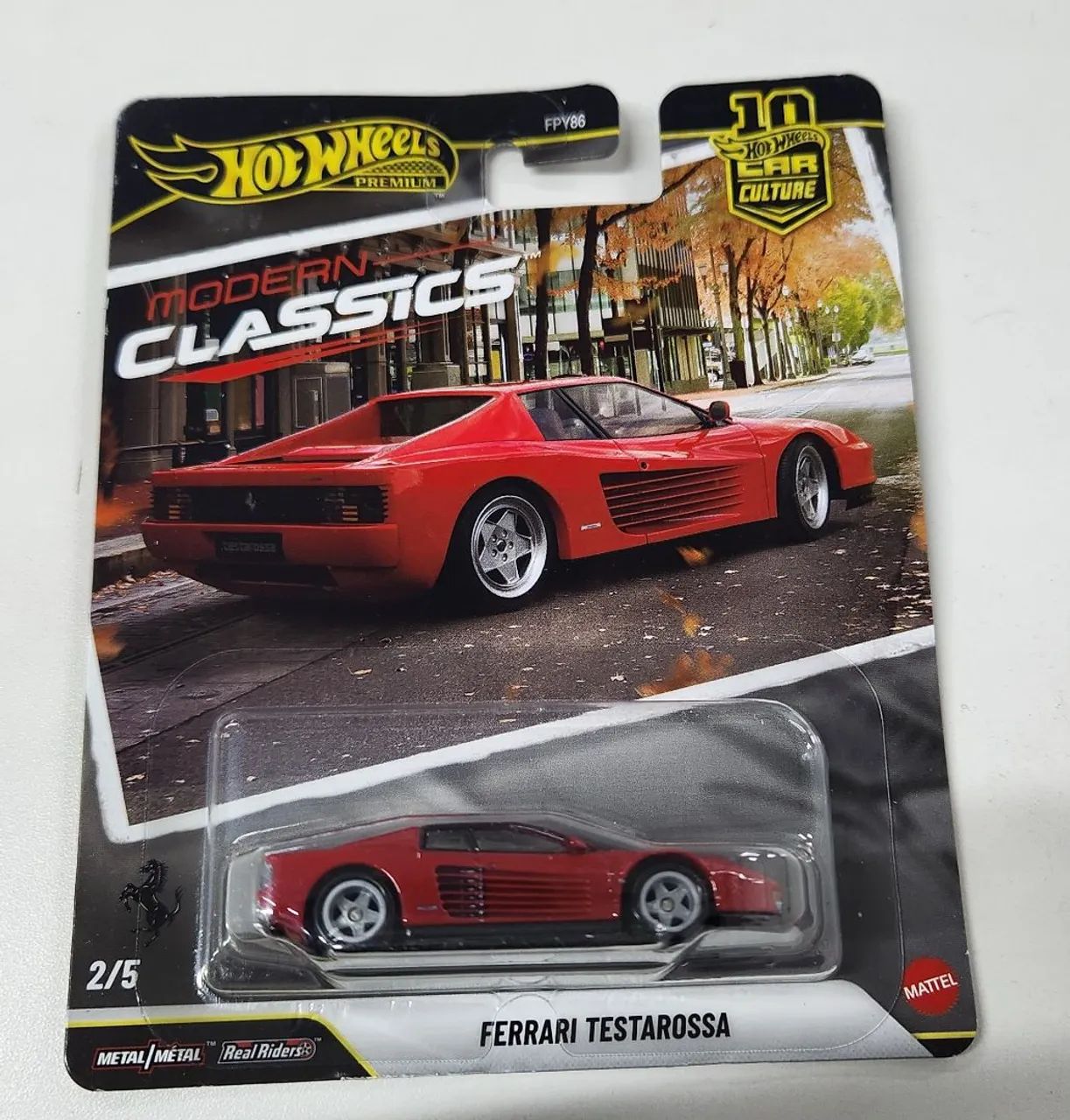 Hot Wheels Ferrari Testarossa Premium 
