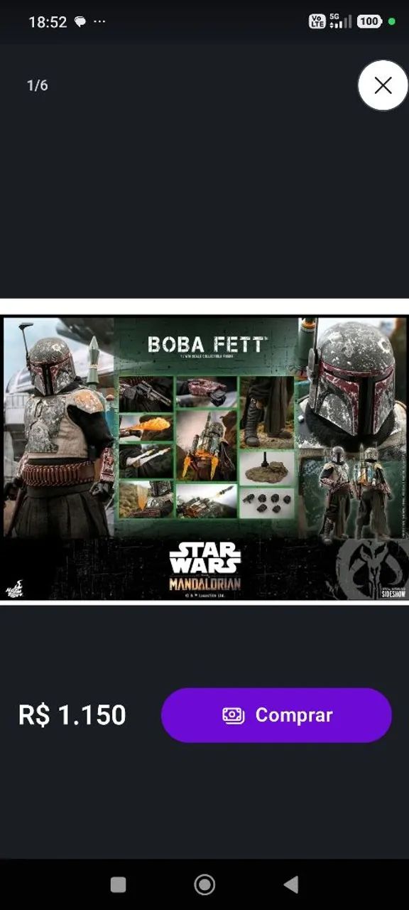 Boba fett hot toys 