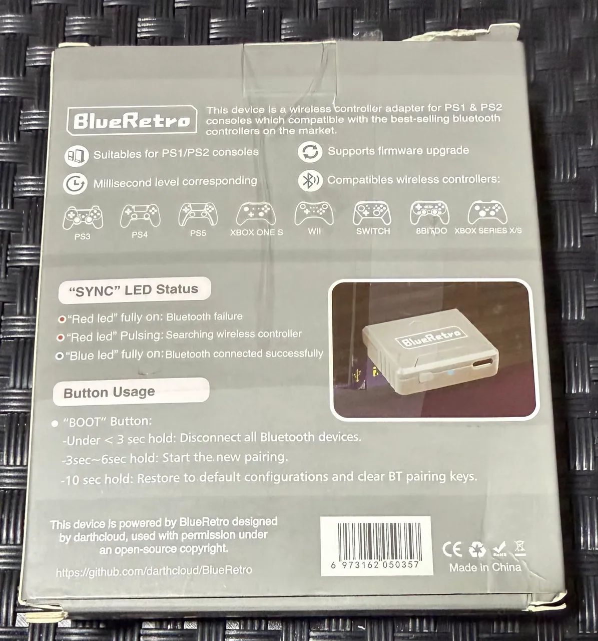 Adaptador BlueRetro PS1/PS2 Bluetooth RetroScaler - Foto 2