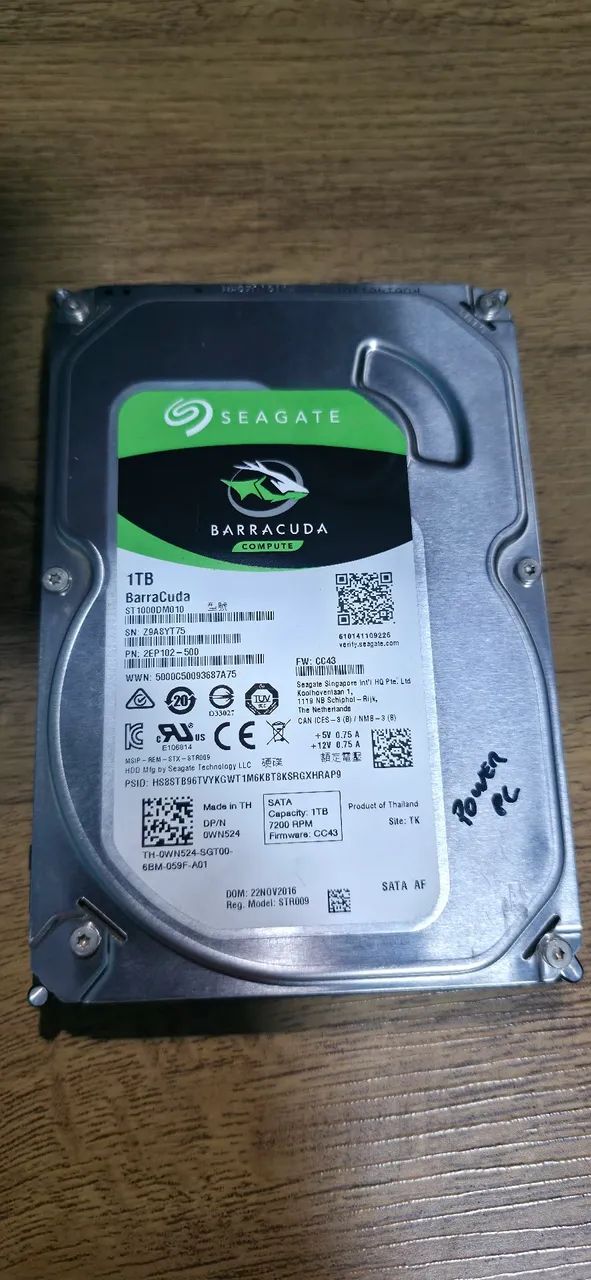 Hd Barracuda 1tb 7200rpm
