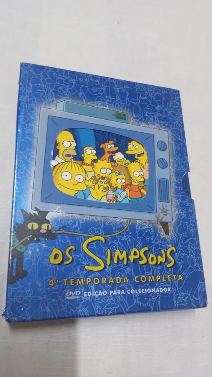 DVD Box Quadruplo Os Simpsons - 4ª Temporada Completa - Edição Para Colecionador ( 23953 )