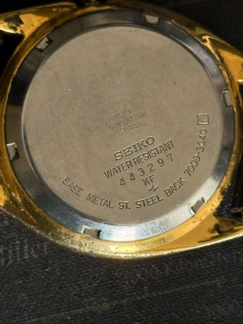 Seiko lindo dourado e preto  - Foto 2