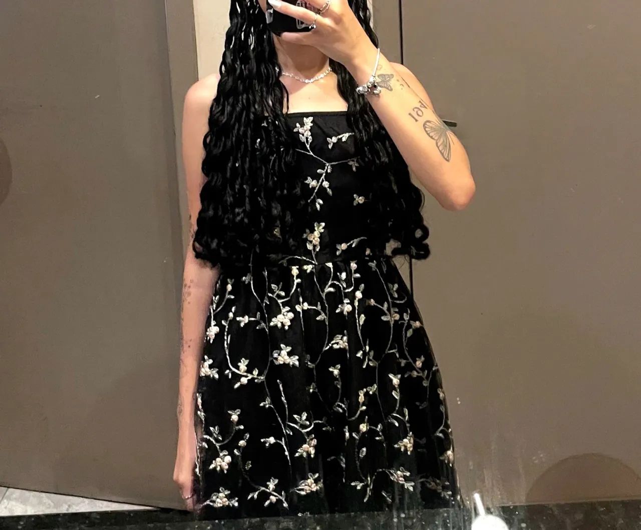 Vestido de alça 