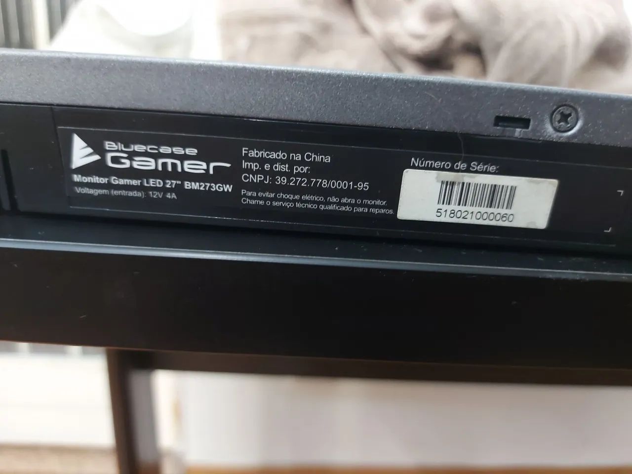 Monitor 27" Bluecase BM273GW FUNCIONA - defeito no backlight - Foto 4