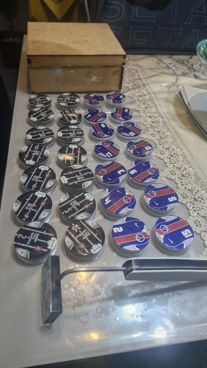 Vendo excelente times de botão, para futebol de mesa - Foto 2