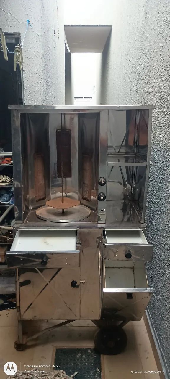 Carrinho de Churrasco Grego inox  - Foto 2
