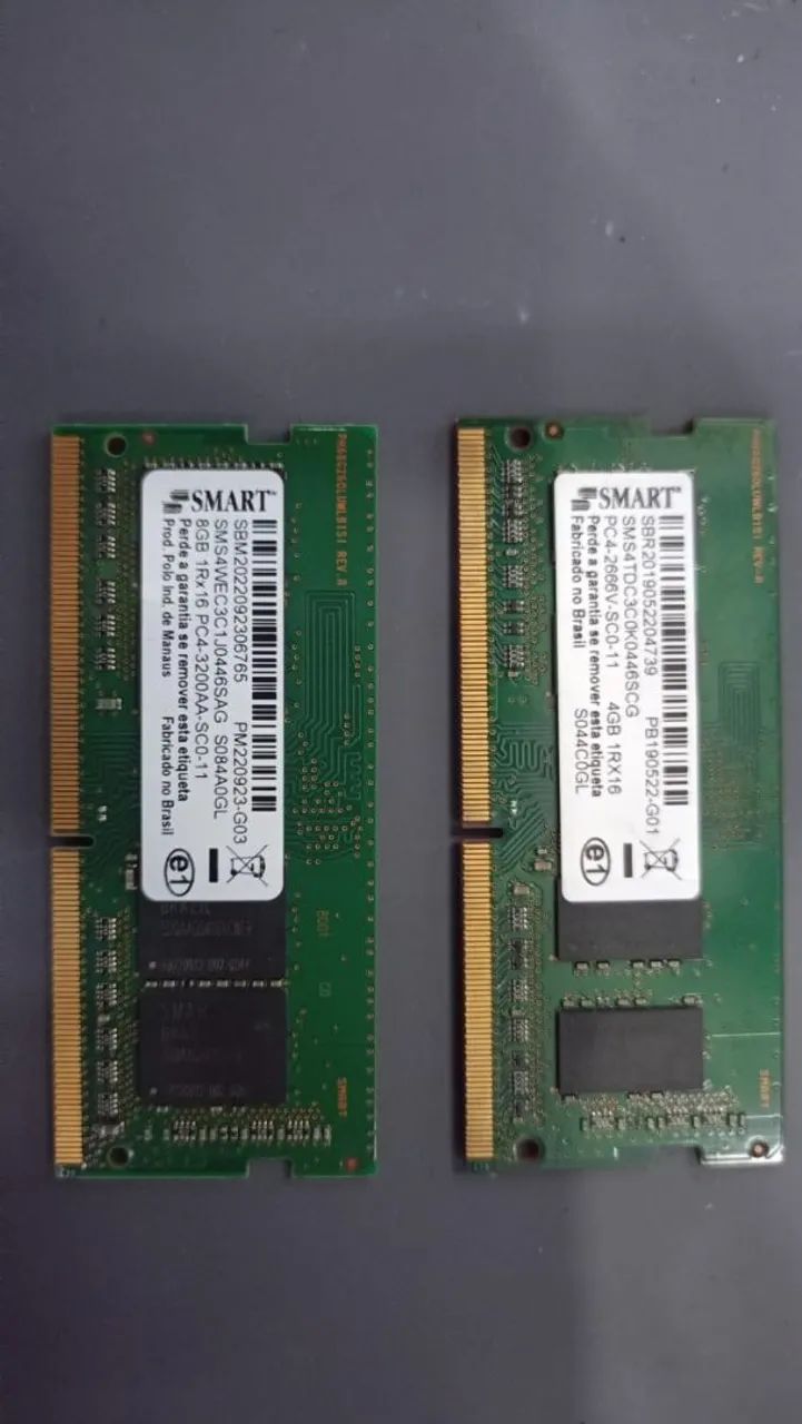 Vendo Memórias DDR4