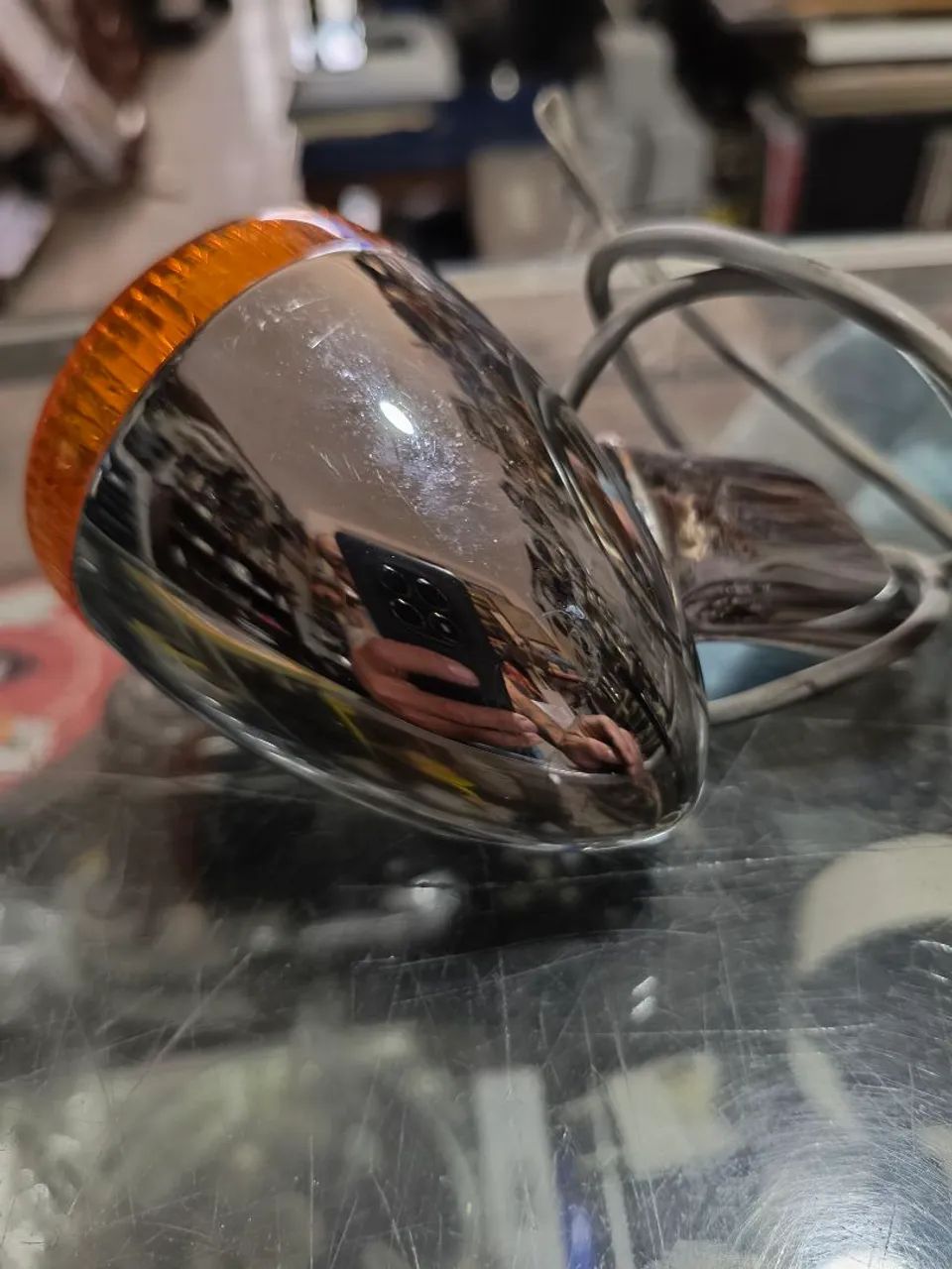 Par de pisca da moto harley-davidson original dupla função traseiro - Foto 3