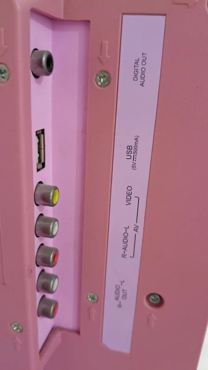 TV Rosa Infantil 21 polegadas wide screen - Foto 3