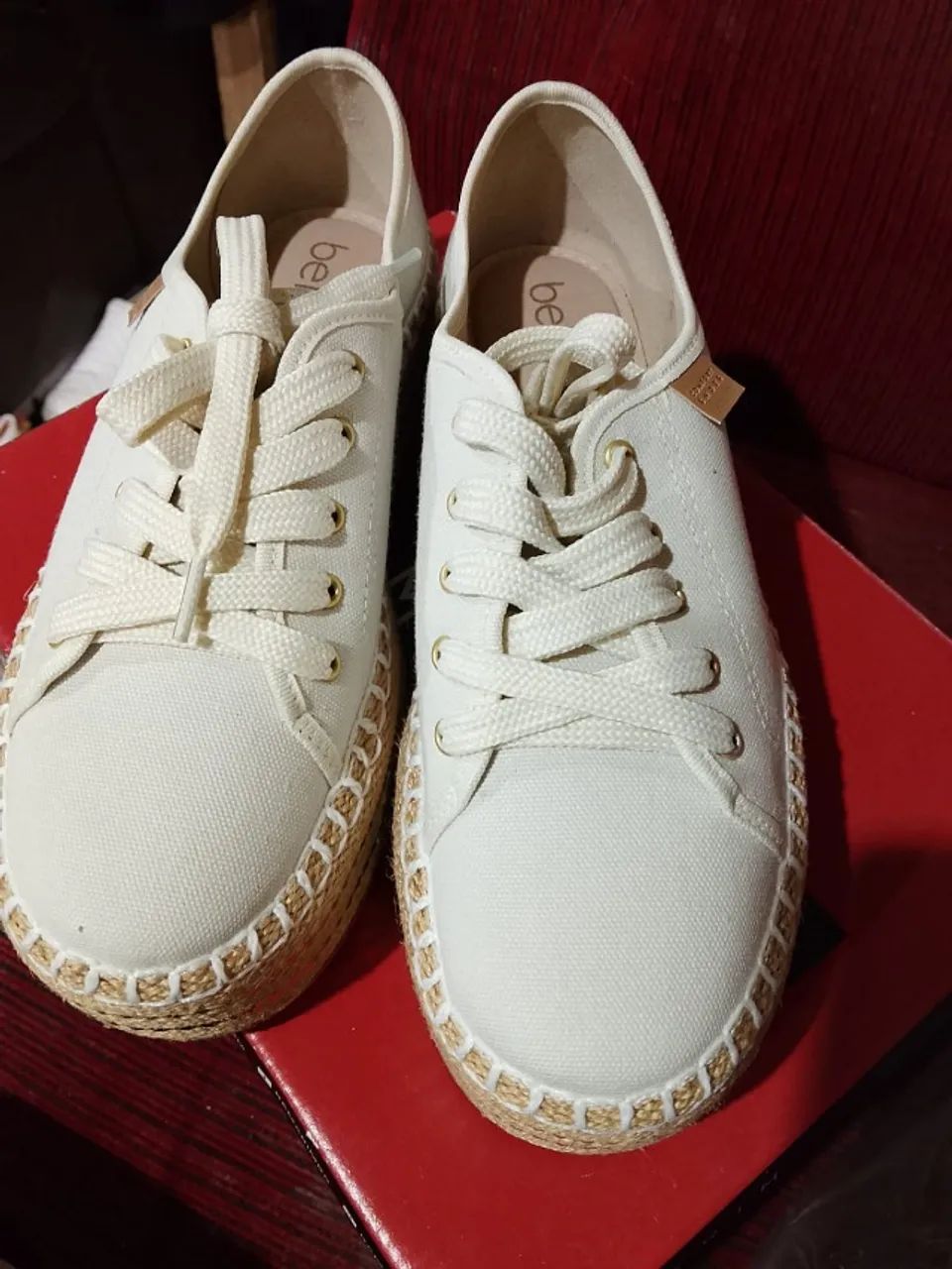 Tenis beira Rio liso casual branco - Foto 3