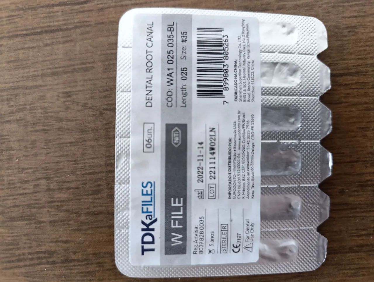 Limas ENDODONTICAS MECANIZADAS  marca TDK Files e Denco CAMALEÃO 