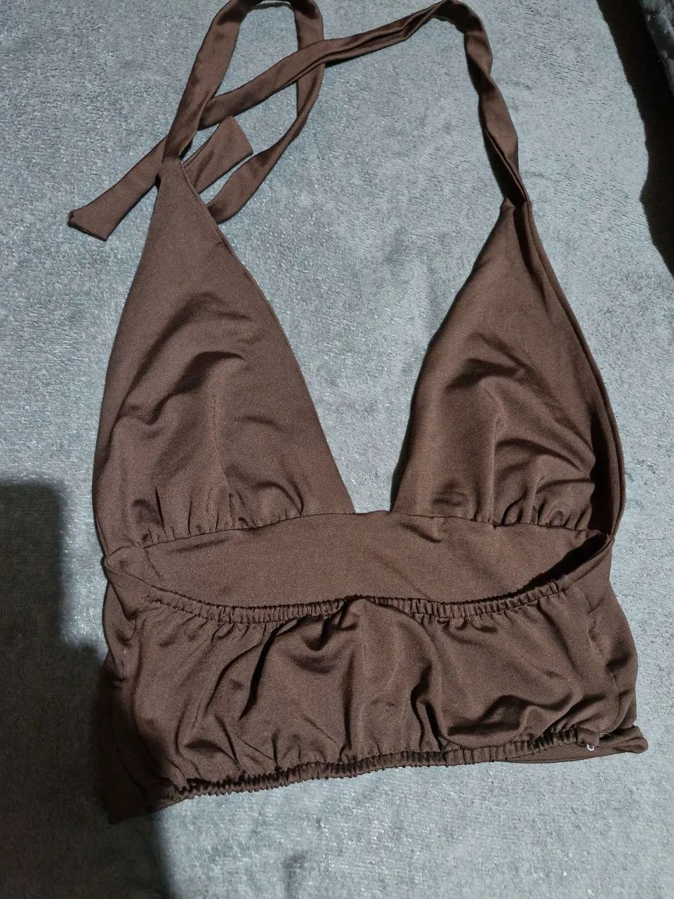 Cropped marrom - Foto 2
