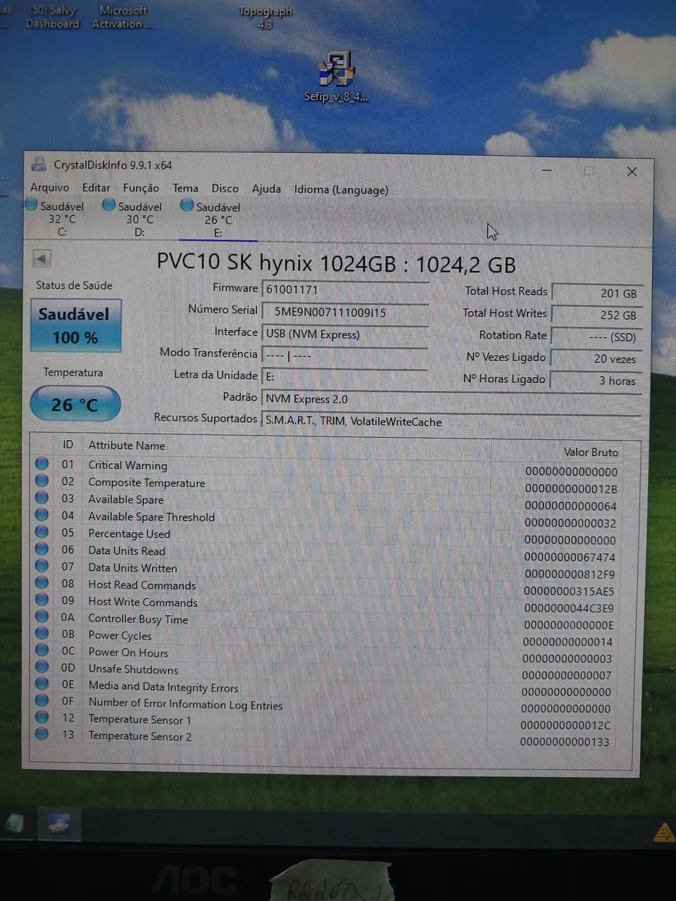 Nvme 1tb 100% adata 4x4 ps5/pc/notebook - Foto 2