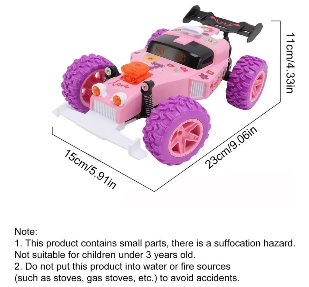 CARRO PINK BLOOM REF: TK-AB9199 - Foto 2