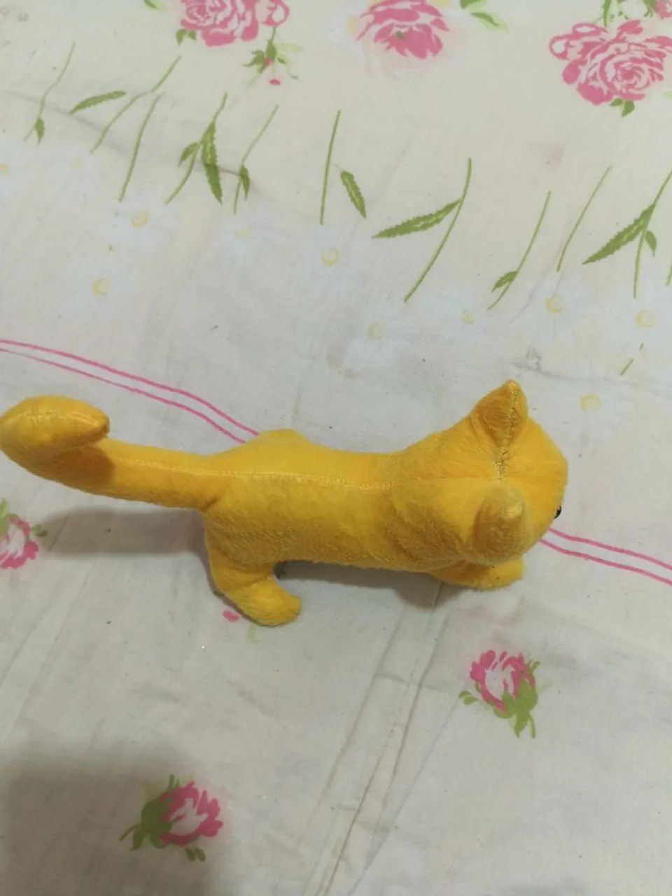 Gato amarelo feltro caseiro  - Foto 4