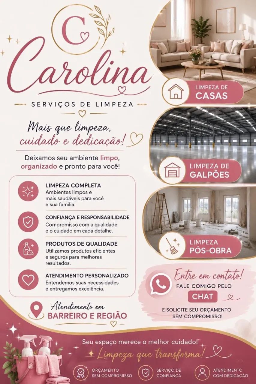Serviços Gerais! Pós obras , galpão, salas etc