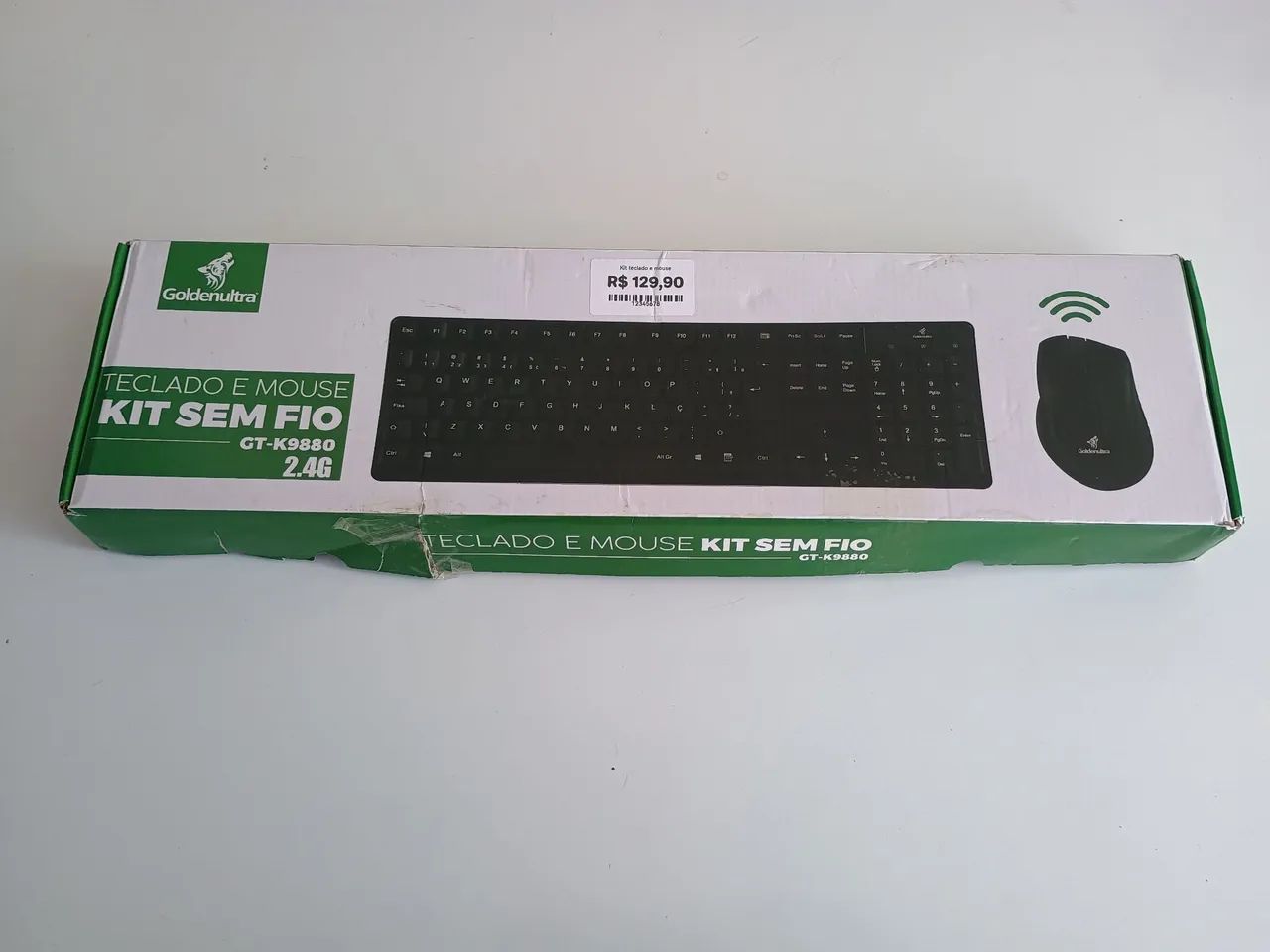 Teclado e Mouse sem fio 