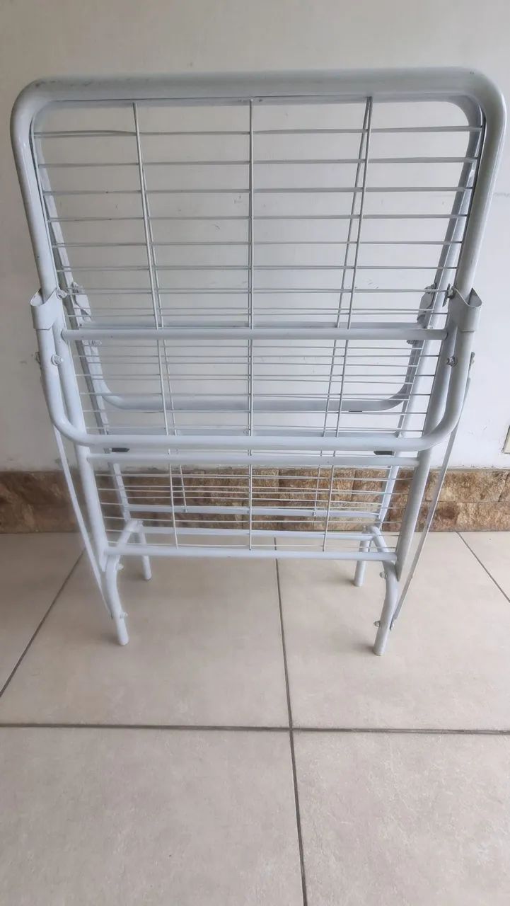 Cama dobrável c/ colchonete courino  - Foto 5