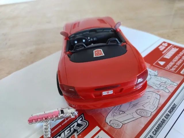 Transformers Alternators Sideswipe - Dodge Viper SRT-10 (1:24) - Completo - Foto 3