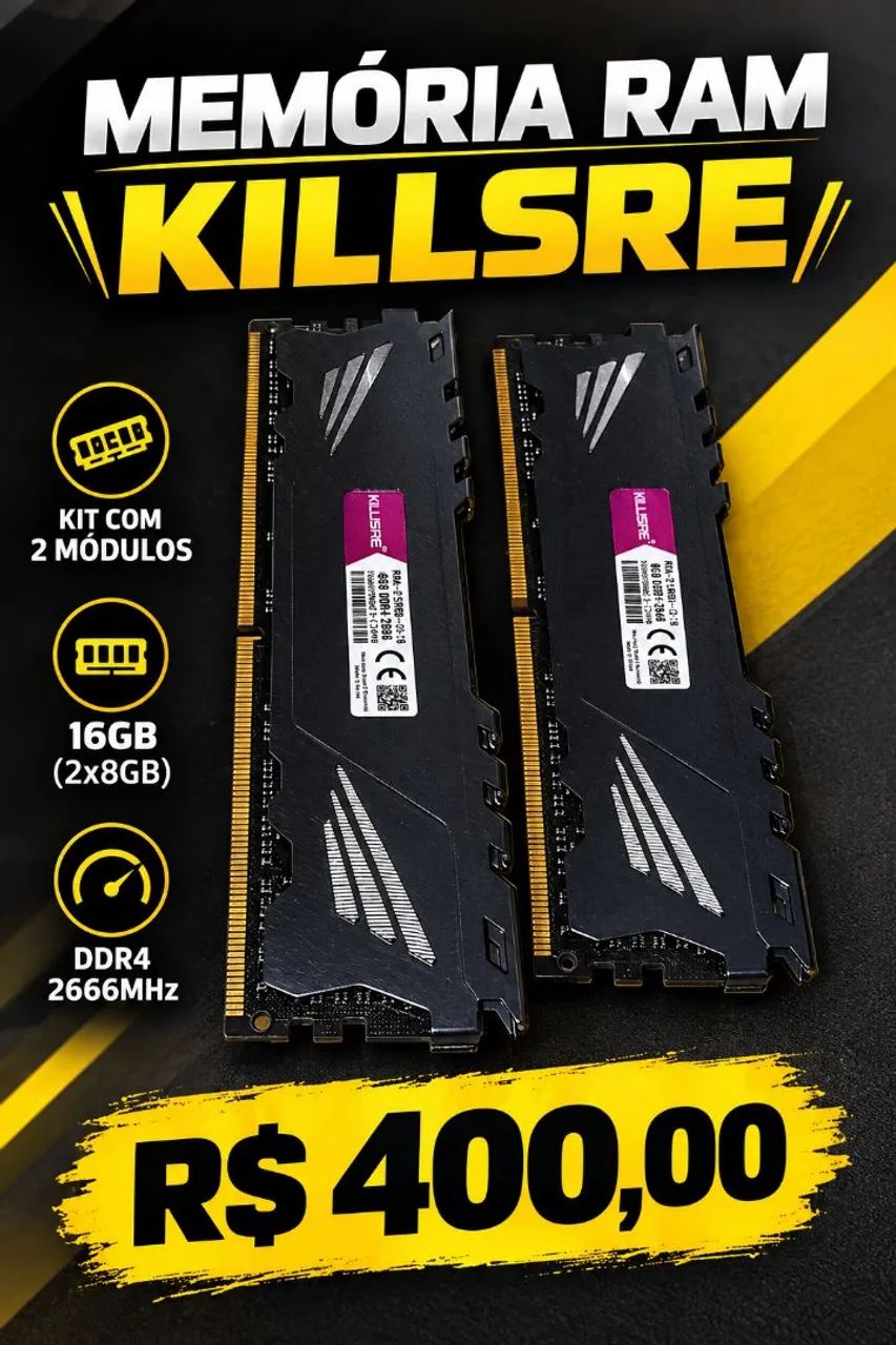 Memória ram killsre DDR4 
