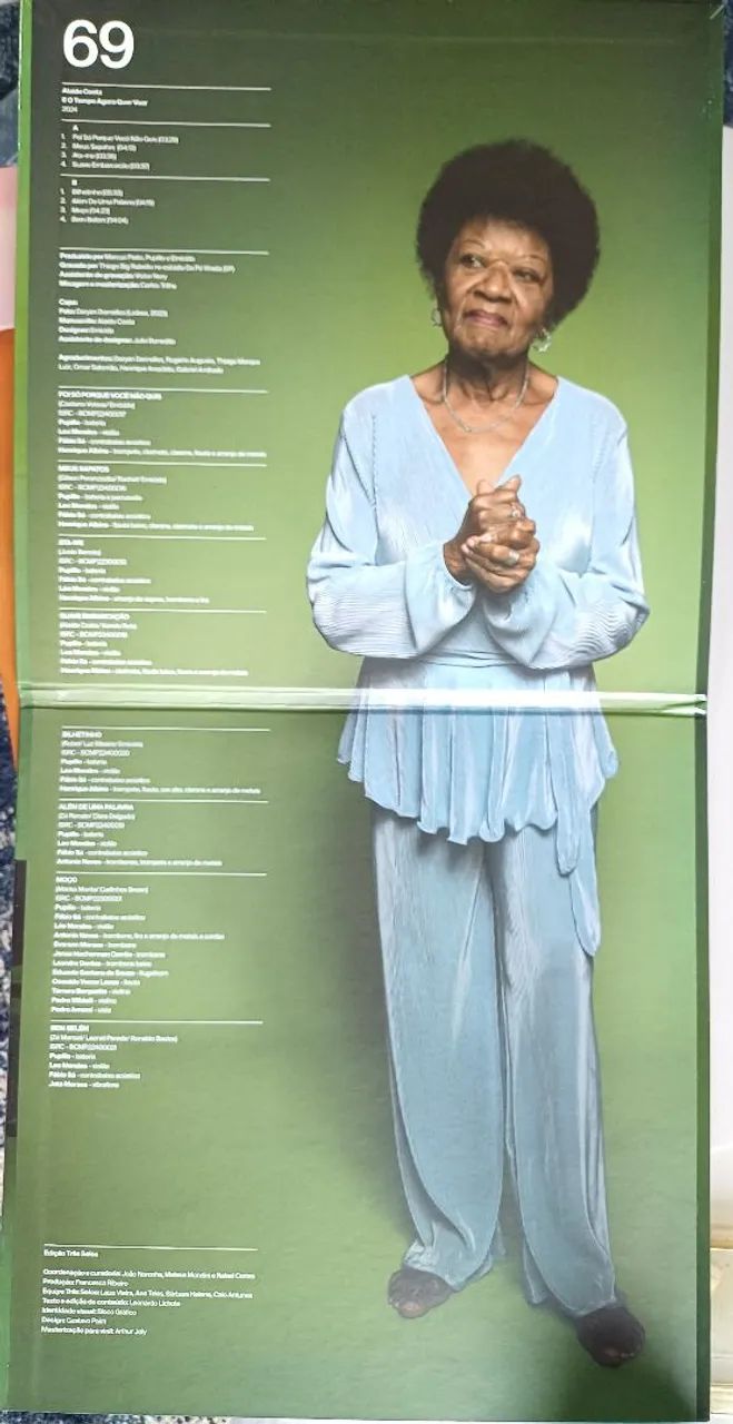 Lp/vinil Alaide Costa "E O Tempo Agora Quer Voar" - Foto 3