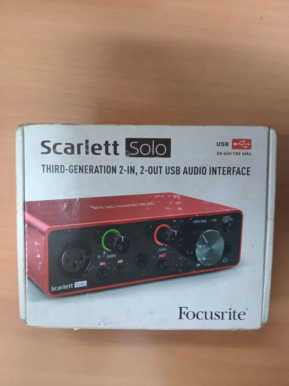 Interface de áudio Focusrite Scarlett Solo - 3a Geração. - Foto 5