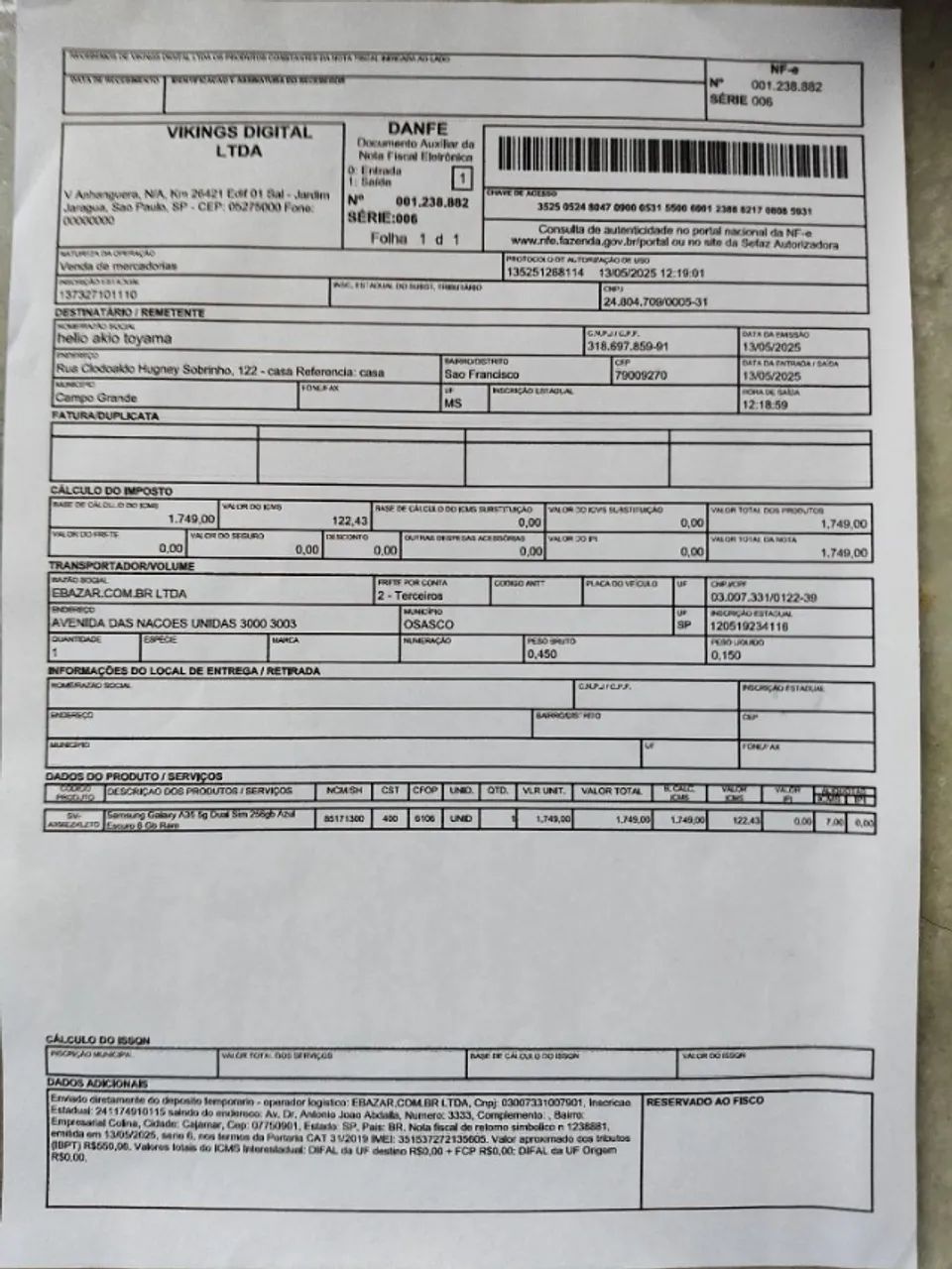 Samsung A35 256 gb - Foto 5