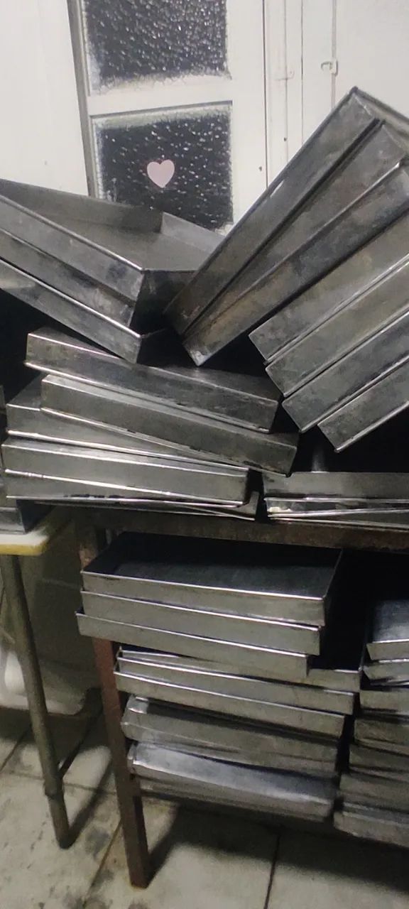 Tabuleiro industrial inox unidade - Foto 4